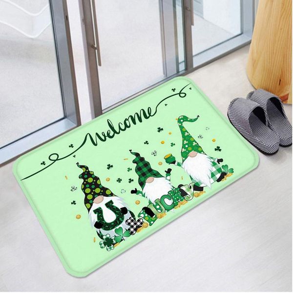 

carpets st. patrick's day welcome doormats home decor carpet living room door floor mats rugs flannel mat