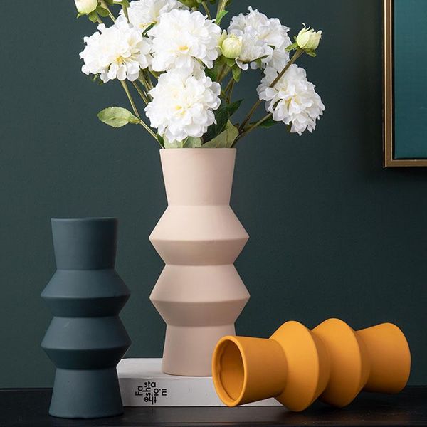 

vases nordic irregular ceramic vase art for home decoration ornaments high flower arrangement deskdisplay frunishings gifts