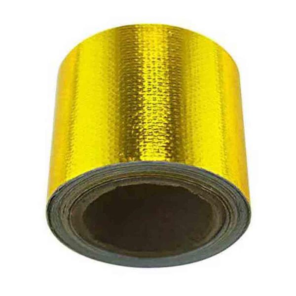 

gold intake heat reflective tape wrap high temperature car replacement parts automotive goods accessories organizer