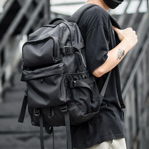 

backpack spalshproof nylon lapman women daypack large size 25l-40l,casual vintage bussines uni school teenager bag