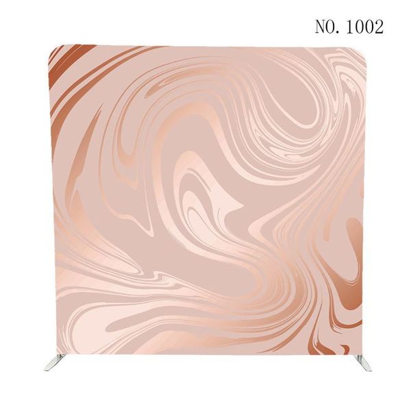 

party decoration 2 rose gold background for double sided print pillowcase backdrop with frame wedding