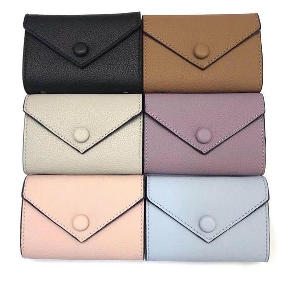 

wholesale coin purse designer short wallet colourful card holder original box women classic zipper pocket victorine, Red;black