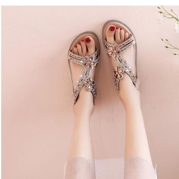 

sandals low woman leather large size low-heeled big pu fabric slides hoof heels rubber, Black