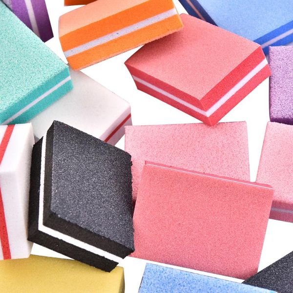 

nail files art file double-sided small manicure sponge professional mini polish sanding buffer strips tools 10pcs