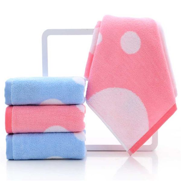 

face towel embroidery absorbent cute kids soft 100% cotton