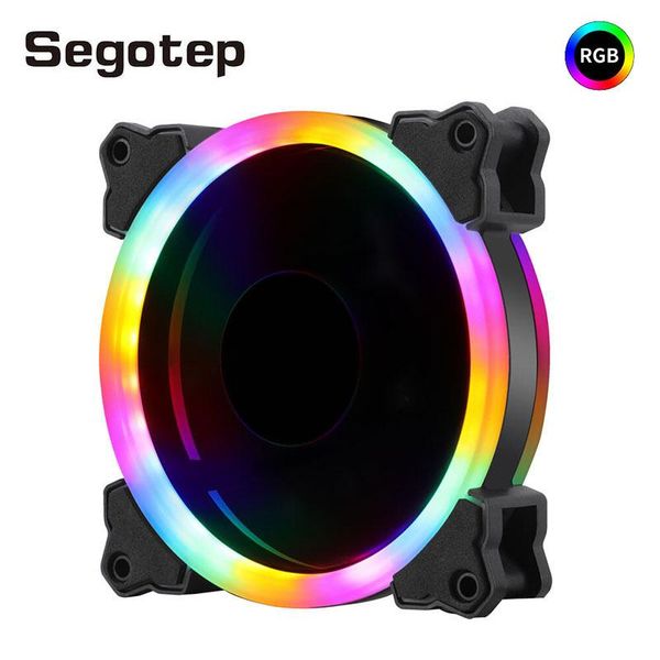 

segotep cpu cooler 12v4pin 120mm fan cooling ragb 3pin+big 4pin pc accessories processor fans & coolings