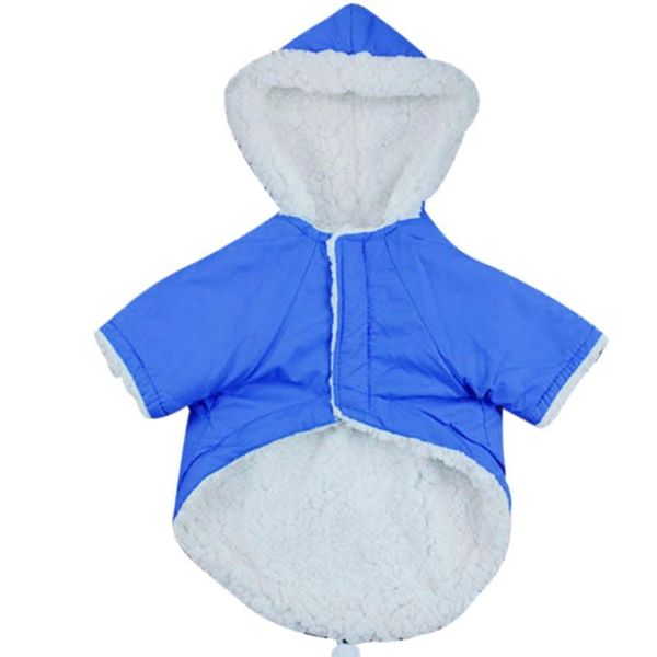 

dog apparel pet dogs cashmere double pockets hoodie coat for autumn winter puppy warm costume