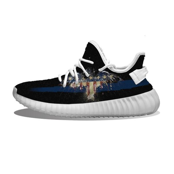 

diy custom colorful stars with america eagle flag running shoes mesh printed mens womens trainers outdoor sports sneakers