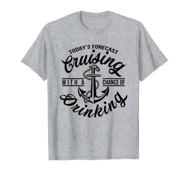 

todays forecast chance cruising drinking lover gifts shirt, White;black