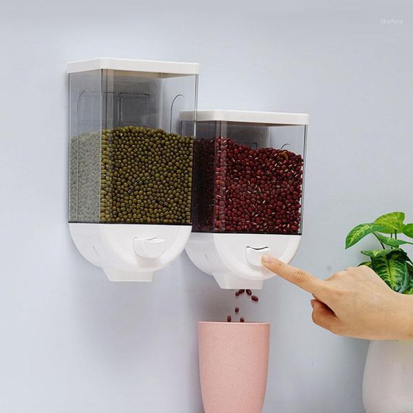 

transparent sealed rice bucket grain storage holder cereal containers kitchen organizer home supplies organization bottles & jars