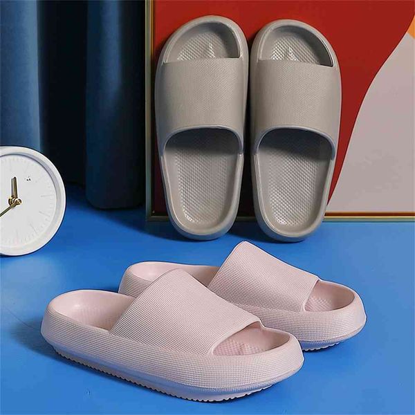 

wholesale summer slippers women indoor floor thicken bottom shoes living room bathroom flip flops female beach soft sole slide sandals, Black