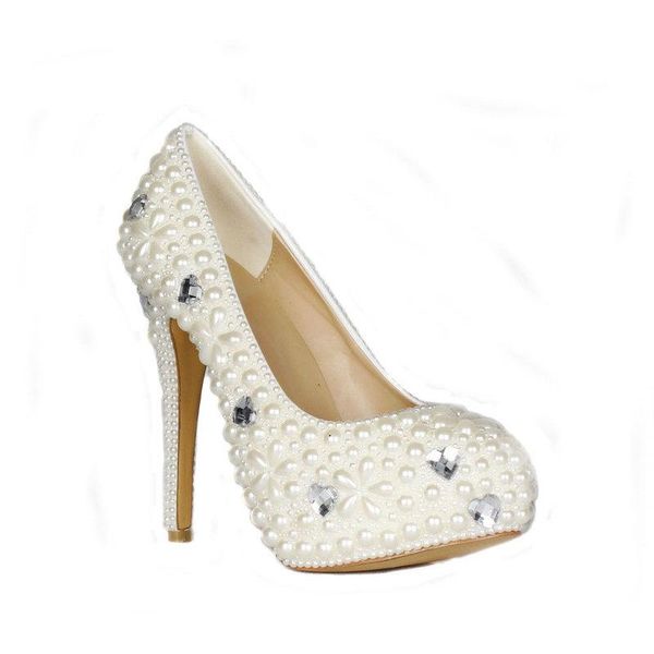

women pumps high heels shoes rhinestone round head patent leather 14cm thin bling wedding banquet dress, Black