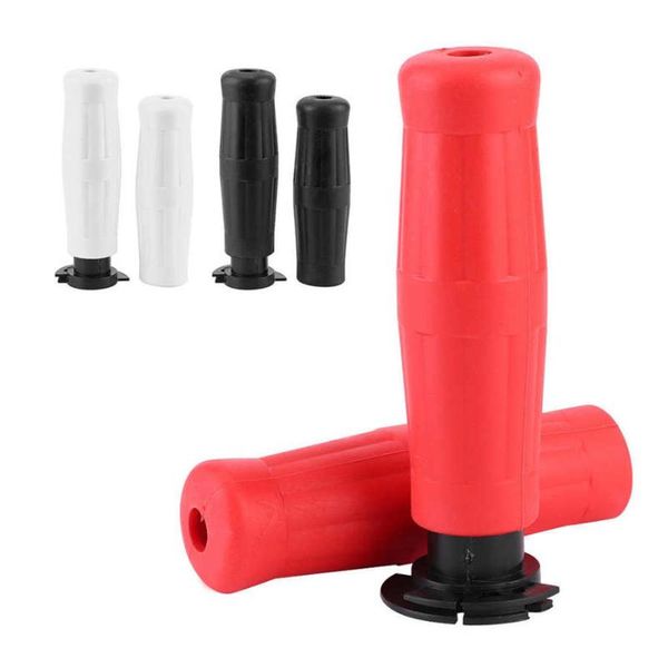 

handlebars motorcycle handle sleeve 2pcs 7/8in vintage rubber throttle handlebar anti-slip grip modified parts