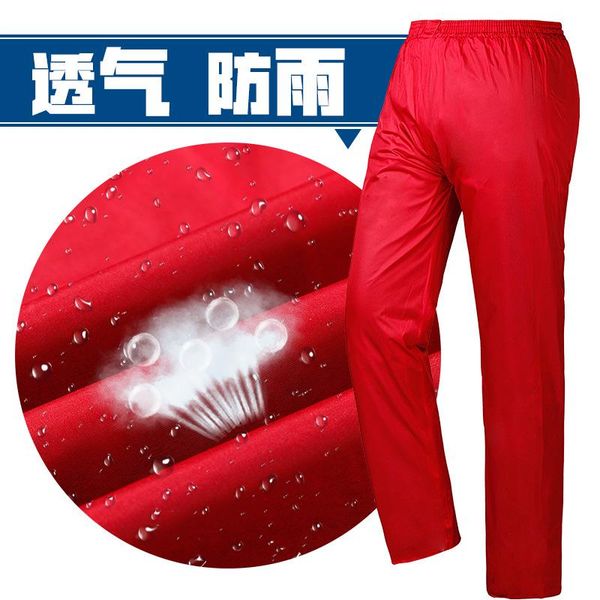 

raincoats rain pants motorcycle electric cars double thick to increase men and women ride single universal adults nylon