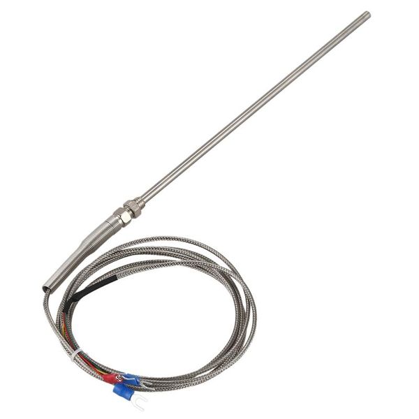 

smart home control 2 m wire temperature sensor thermocouple probe pt100 200 mm x 5