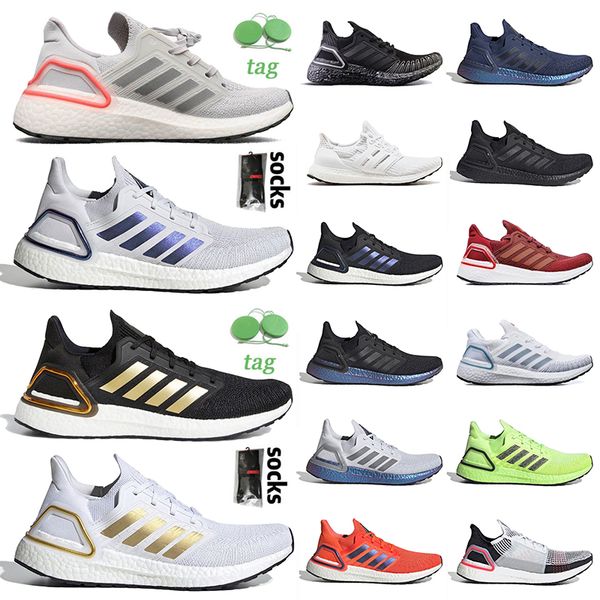

ultraboost running shoes men women sneakers dash grey cloud white volt tech indigo jemes bond 007 orange solar yellow sport trainers wholes, White;red