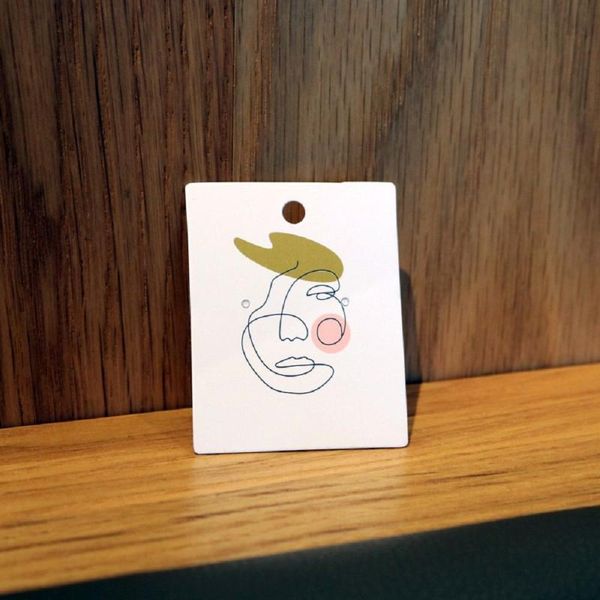 

Jewelry Pouches, Bags 100PCS Earring Storage Accessories Display Sweet Fashion Design Unique Card Colorful, Pink;blue