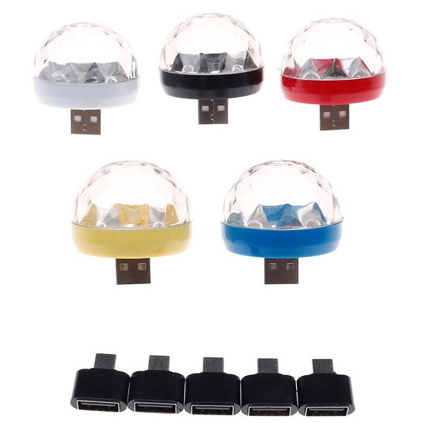 

effects crystal magic ball effect lights mini usb led party music stage light show club disco laser projector sound control