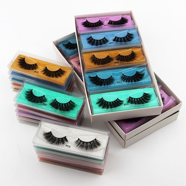 

thick curly 3d false eyelashes soft light crisscross messy reusable handmade fake lashes makeup accessory for eyes full strip lash plastic c