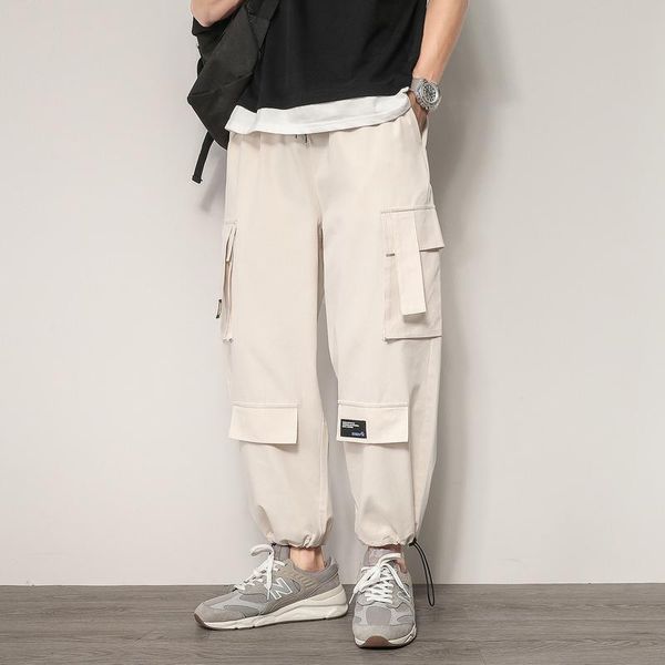 

cargo pants men japanese streetwear hip hop joggers black loose harajuku sweat trousers men's