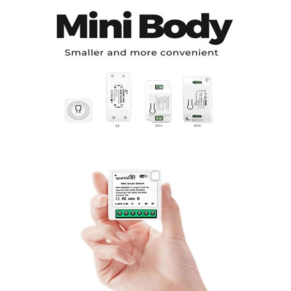 

smart home control 16a tuya wifi diy switch module life voice with alexa google