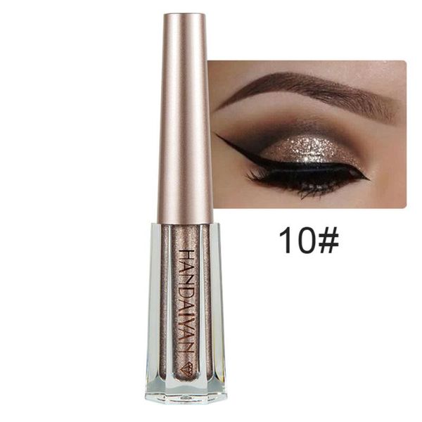 

colors wedding party professional eyeliner liquid eyeshadow glitter portable waterproof long lasting girls makeup cosmetic eye shadow