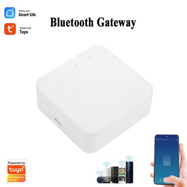

smart home control tuya wireless gateway bluetooth-compatible mesh hub tuya/smart life app remote voice via alexa google