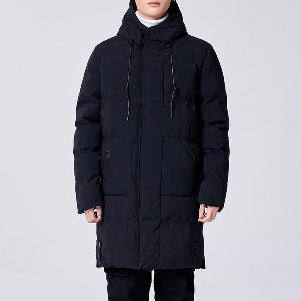 

men's jackets winter blue detachable collar youth side pocket casual thickened loose solid color zipper cotton clothes, Black;brown