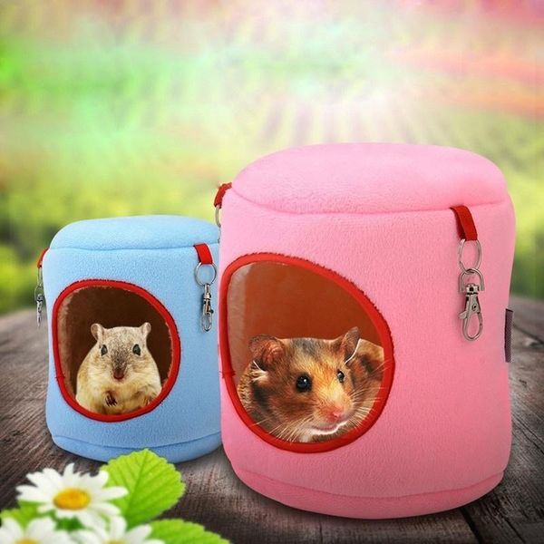 

small animal supplies pet cute soft hanging bed little rat warm hammock squirrel winter toys hamster cage house nest