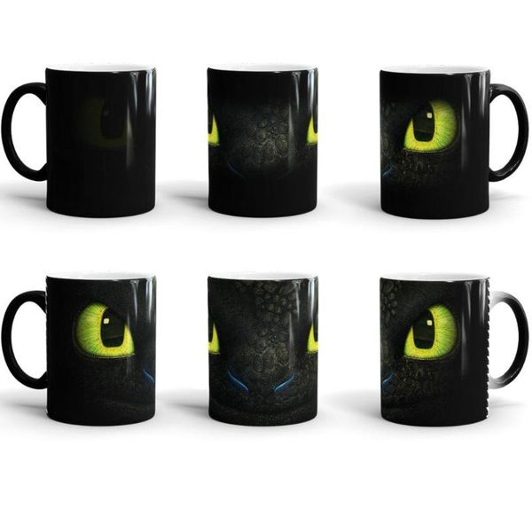 

mugs dragon cup mug night fury toothless color changing coffee drop