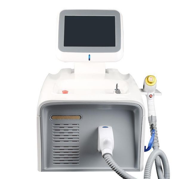 

diode laser machine for full body hair removal and skin rejuvenation with 3 wavelength 808,1064 755nm suitable all type of skins, Black