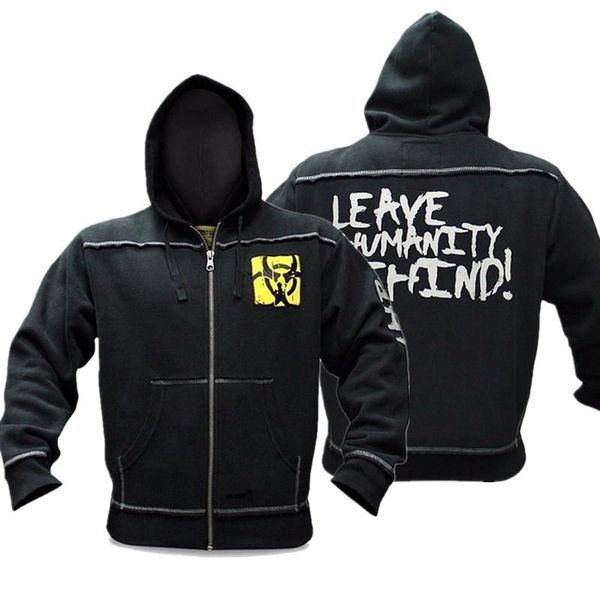 

men's hoodies & sweatshirts minter jacket men wool loose coat singlets mens fleece stringer bodybuilding fitness outdoor camping, Black