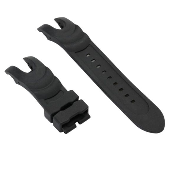 

watch bands 26mm removable ergonomic easy install daily soft silicone sports wrist band portable replacement parts reserve, Black;brown
