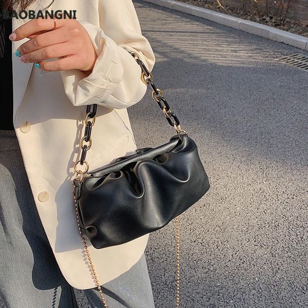 

evening bags designer fashion women's golden chain small crossbody bag travel shoulder handbags pu leather clutch