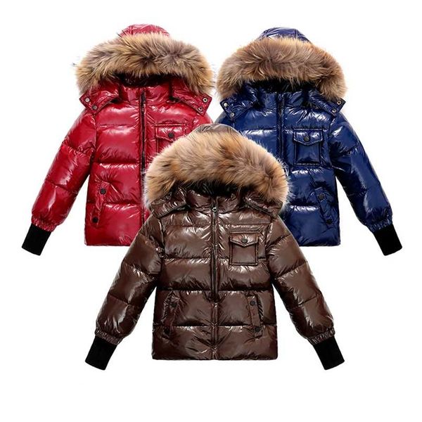 

orangemom official store kids winter clothes duck down boys girls jackets baby boy coats children's winter snow outwear 211025, Blue;gray