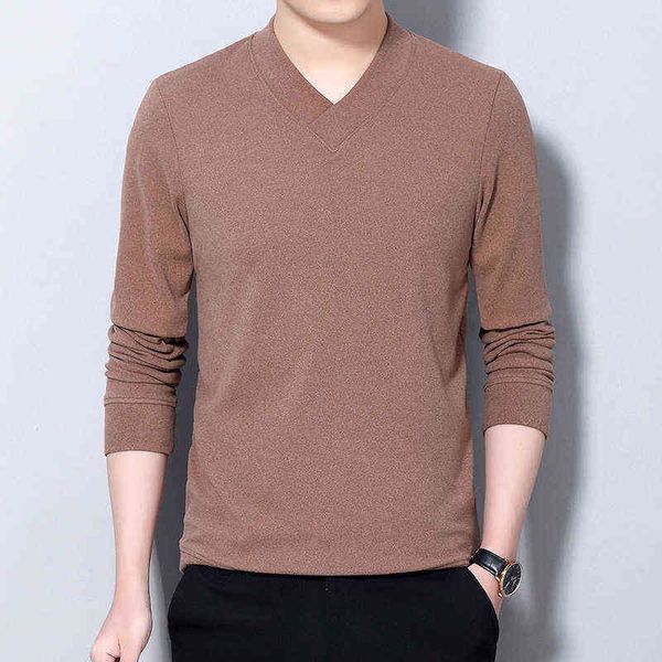 

double sided cashmere sweater v-neck fashion pullover bottomed shirt men's wear, White;black