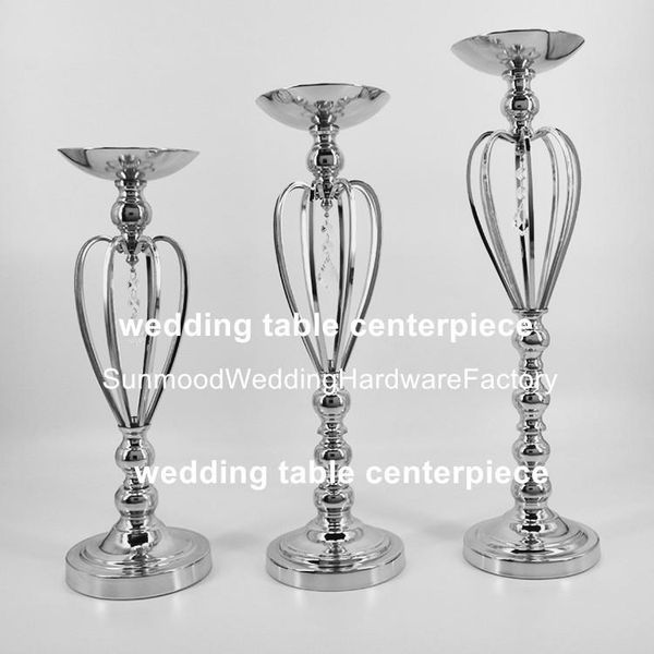 

party decoration style cylindrical flat cover acrylic hanging beads metal wedding