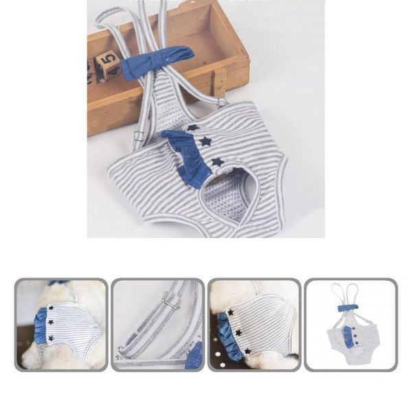 

dog apparel sanitary pants reusable puppy diaper elastic health care cozy pet anti-harassment physiological