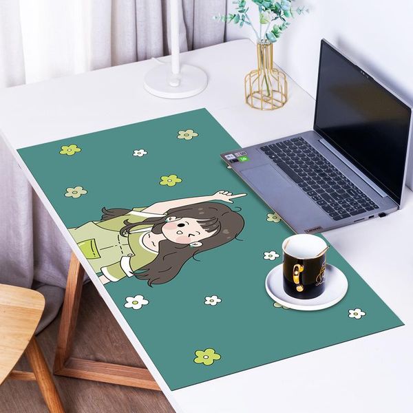 

mouse pads & wrist rests anti-slip pad, waterproof leather desk mat, office writing cartoon mat