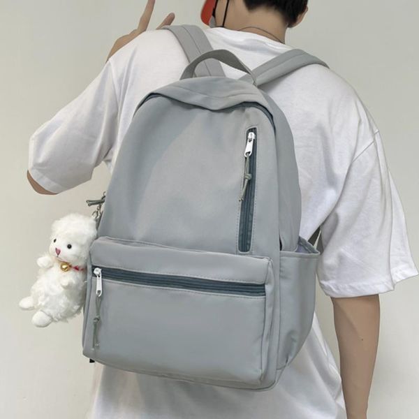 

backpack hocodo solid color women waterproof nylon female multifunction lapbag quality ladies travel