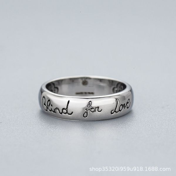 

ring two g santique thai sier blind for love silver jewelry