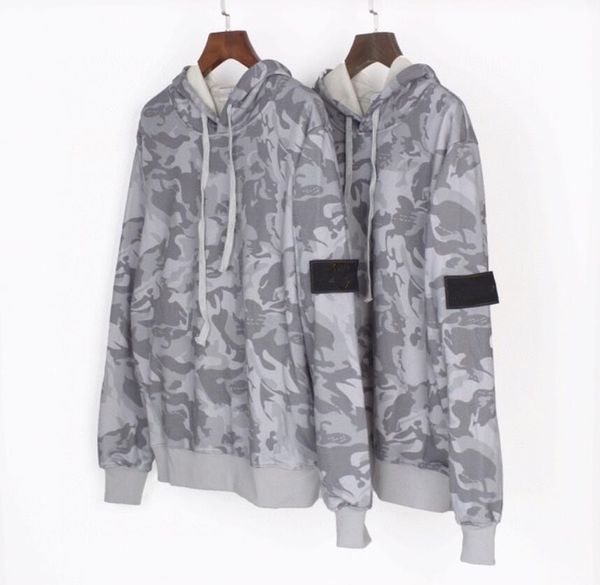 

men's hoodie casual sweatshirt camouflage long sleeve pullover autumn winter hooded coats mens hoody clothes loose sports hoodies sweat, Black
