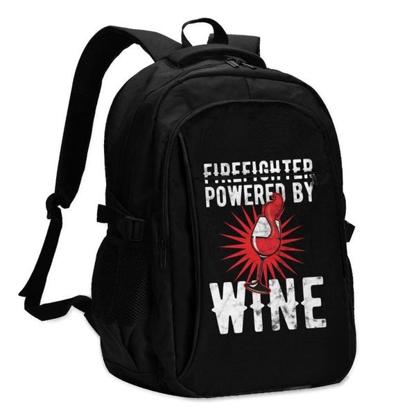 

backpack firefighter backpacks pretty charger usb business male breathable bags