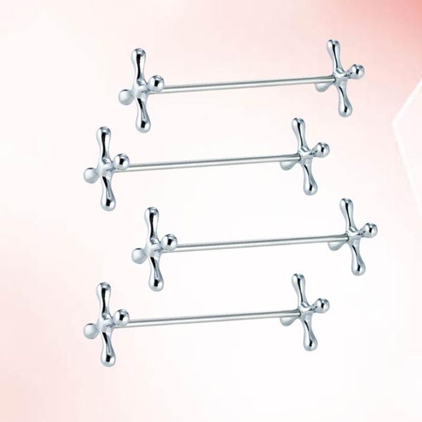 

4pcs plum blossom shape design zinc alloy chopsticks rack rest chopstick holder practical support for home kitche