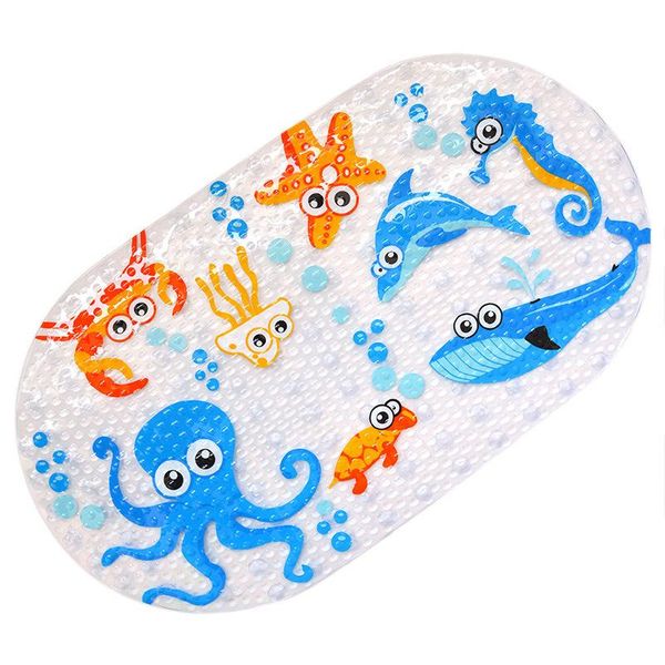 

bath mats child cartoon bathroom non-slip mat restroom toilet pvc not fade children's with suction cup foot