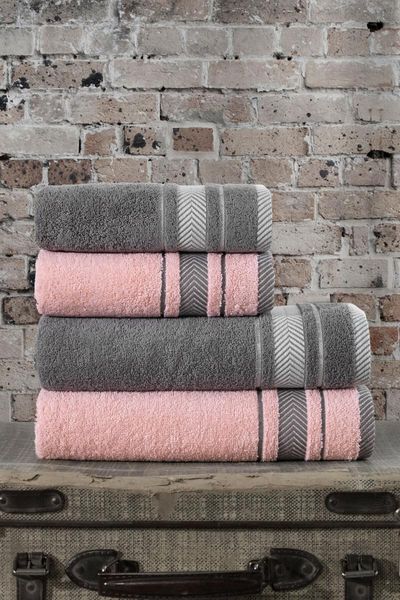 

towel 100 cotton 4'lÃ¼ set hand for couples shower