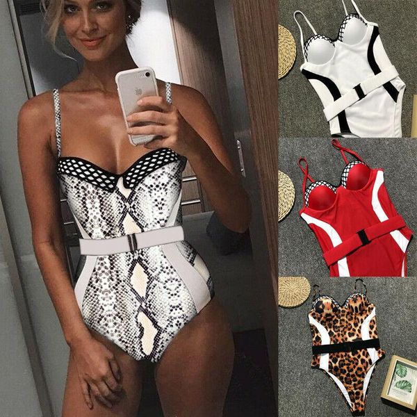 

one-piece suits 2021 style fashion women's swimsuit push-up padded bra swimwear bikini bathing