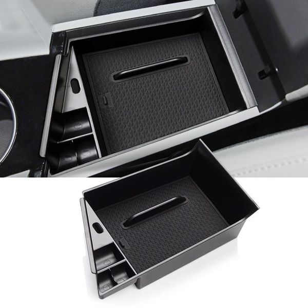 

car organizer lfotpp armrest storage box for elantra avante cn7 2021 vehicle central control container auto interior accessories black