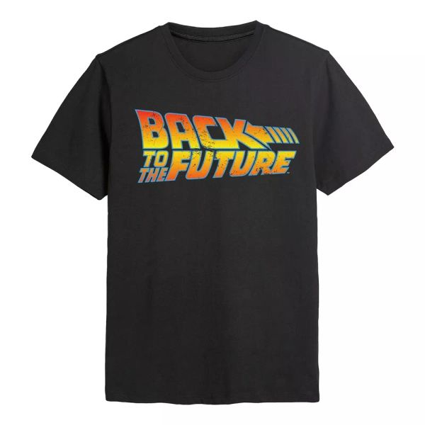

back to the future back to the future official logo t-shirt men unisex, White;black