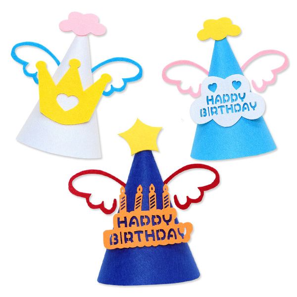 

hats one year old felt little fresh hat party children's non woven